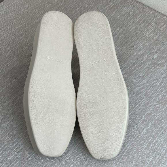 Vince Saxon Platform Sneakers Women's Size 9 Snakeskin Embossed Leather Slip On - Picture 5 of 9